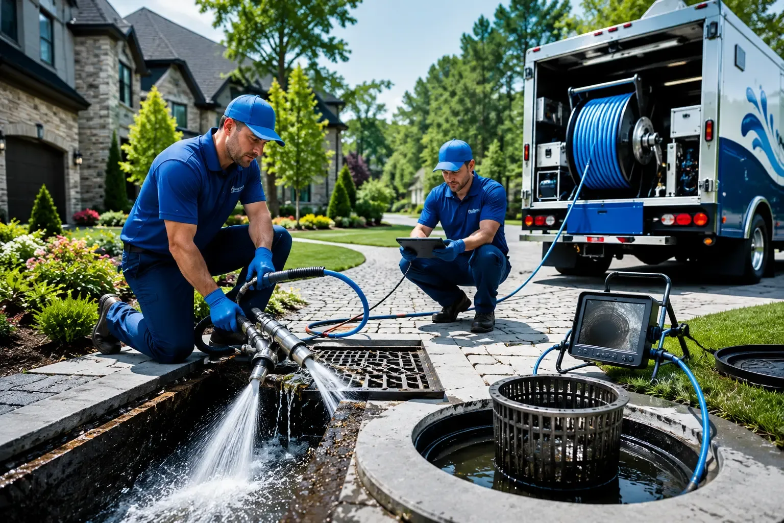 Local outdoor drain cleaning professionals in Newark, TX